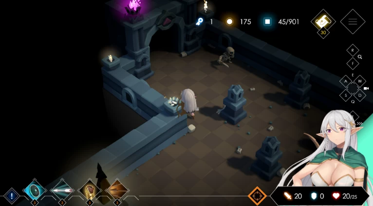 更新[ACT/Live2D动态pc]Escape Dungeon2银月苍狼ver2.2 官中步兵版+DLC [1+3.30G][百度盘]