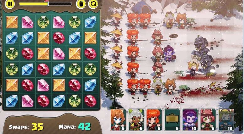 新作[休闲SLG/三消塔防/动态pc] 后宫大战僵尸官中步兵版 [1+4.40G][百度盘]