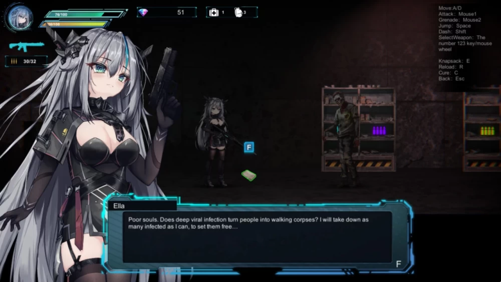 [ACT官中PC步兵]共生体・零式 Symbiont Zero-Type  v0.2 [1+1G][百度盘]