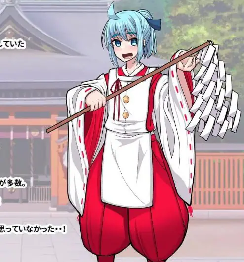 【PC/AI汉化/日系/MTool/RPG游戏/433M】传闻中的裂口女竟是地雷系美少女!?神社小哥能否成功退治!(噂のくち裂け女は地雷系美少女だった!?退治できるのか神主君!) AI汉化版+日系MTool RPG游戏+433M