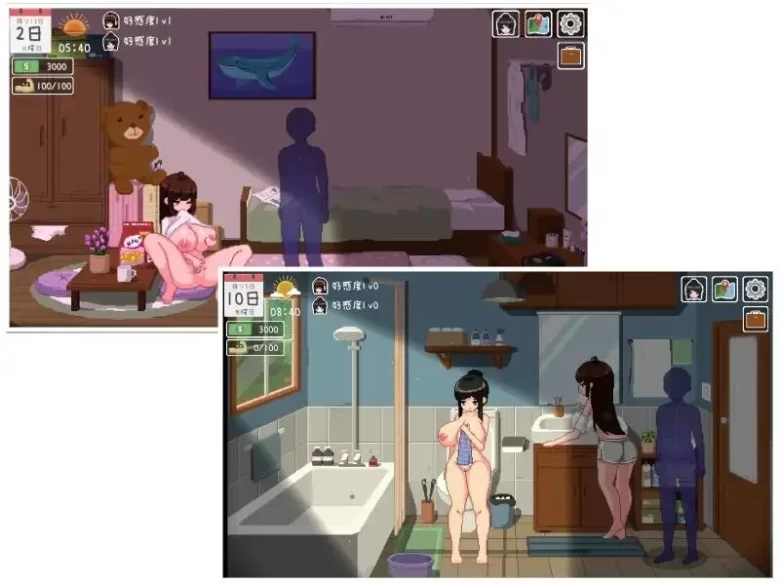 【PC/SLG/AI汉化/像素动态/多人】乐园日常 楽園の日々 [1+992M][百度盘]