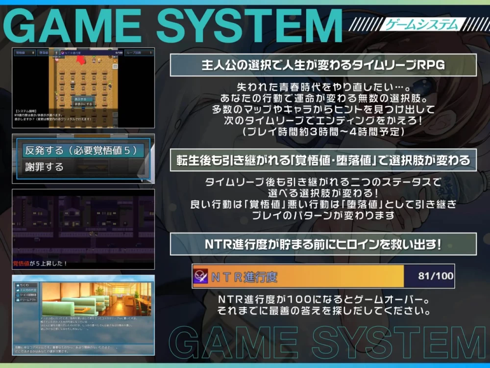 【爆款RPGAI汉化PC安卓joiv1.0.1】青春轮回 身为底层恶心宅的… [1+1.4G][百度盘]