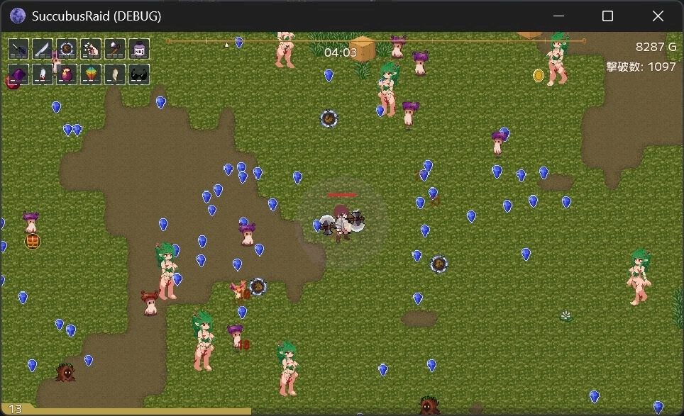 【安卓/PC】[ACT/像素/动态] [H版吸血鬼幸存者] 魅魔侵袭v1.10 AI汉化 [2+231M][百度盘]