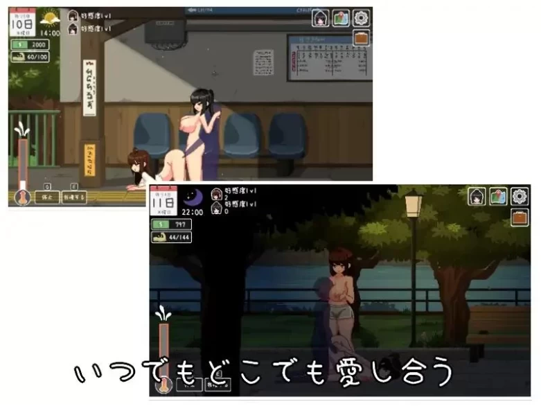 【PC/SLG/AI汉化/像素动态/多人】乐园日常 楽園の日々 [1+992M][百度盘]