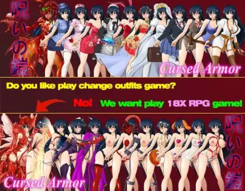 【PC/安卓/神级/RPG/3.8G】诅咒铠甲1+2(Cursed Armor1+2) V6.0+精灵魔女外传V0.2 官方中文步兵版+合集+作弊菜单+神级RPG游戏+3.8G