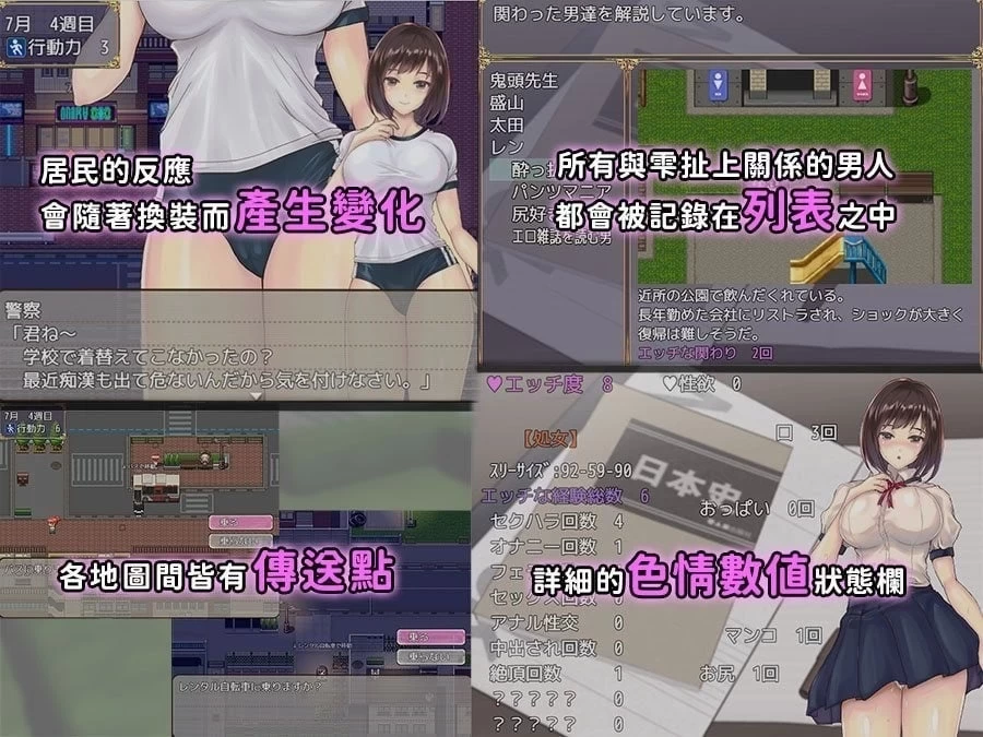 [RPG/制服/巨乳/乱交/堕落] 逐渐知晓性的处女～青涩女学生与男人们共度的夏天～v1.0.0 [1+1.3g][百度盘]