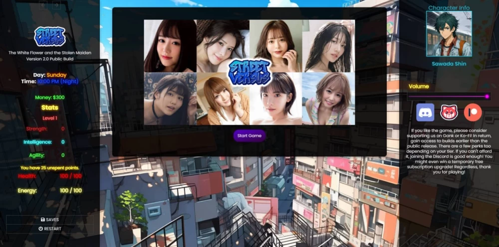 [PC][SLG/HTML/真人/日式]街头对决 Street Versus v2.3 浏览器转中… [1+1.67G][百度盘]