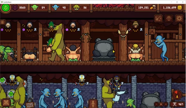 【PC/SLG/官中步兵/动态建造】哥布林巢穴 Goblin Nest v1.36 存档 [1+106M][百度盘]