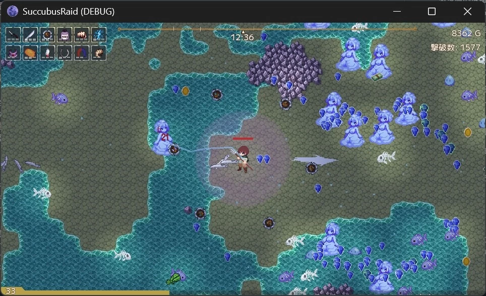 【安卓/PC】[ACT/像素/动态] [H版吸血鬼幸存者] 魅魔侵袭v1.10 AI汉化 [2+231M][百度盘]