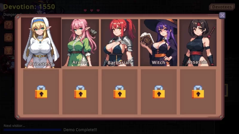 【互动SLG/官中/步兵/PC】地牢献身 Dungeon Devotion v1.91 中文步兵 [1+316M][百度盘]