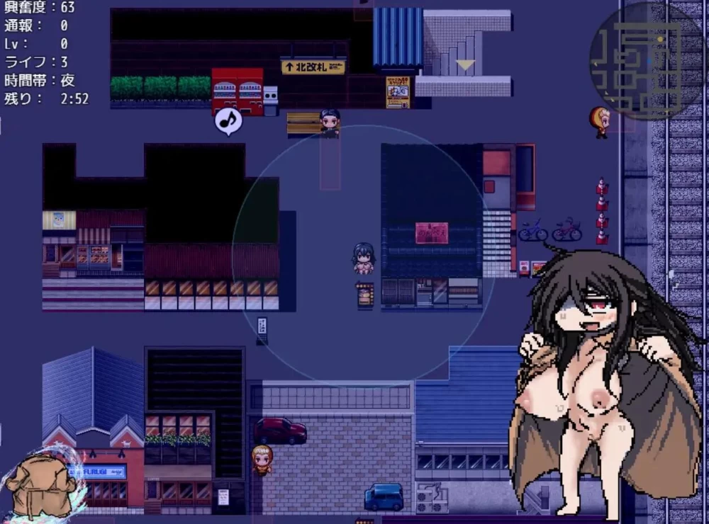 【RPG/AI汉化/PC】夜循环 – 露出肉鸽 -ナイトループ 作弊回想 [1+520M][百度盘]