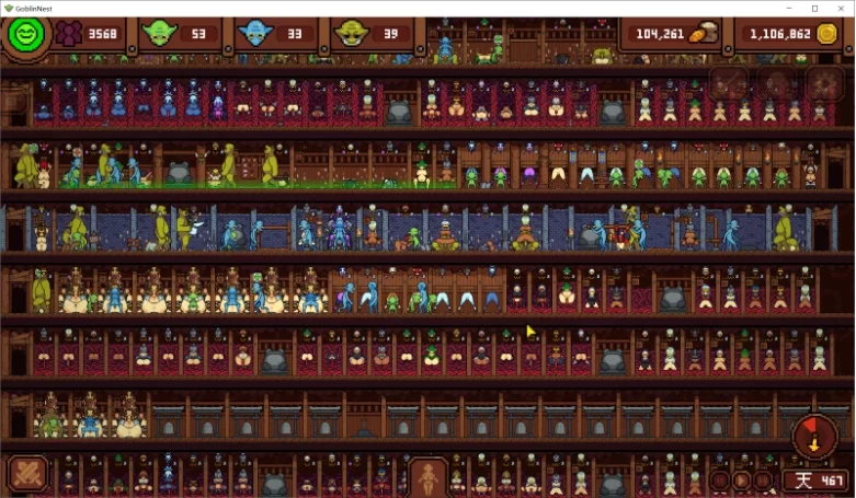 【PC/SLG/官中步兵/动态建造】哥布林巢穴 Goblin Nest v1.36 存档 [1+106M][百度盘]