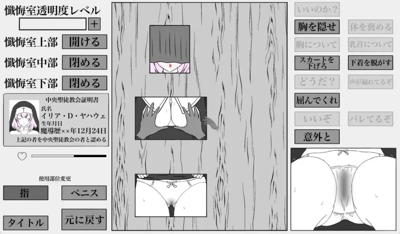 [PC/互动/抚摸/触摸] 秘密的忏悔室 [1+187M][百度盘]