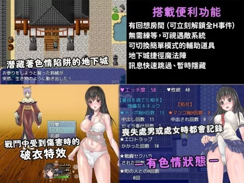 PC[修女/处女/扶她/巨乳] 扶他制服少女RPG官中步兵+存档 [2+730M][百度盘]