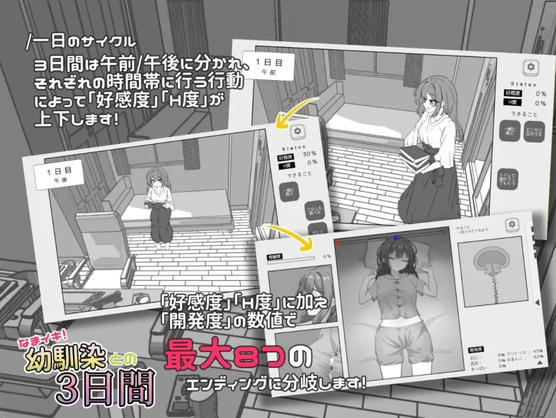 【SLG/安卓】与温柔可爱的大姐姐一起的秘密三天 [1+89.1M][百度盘]