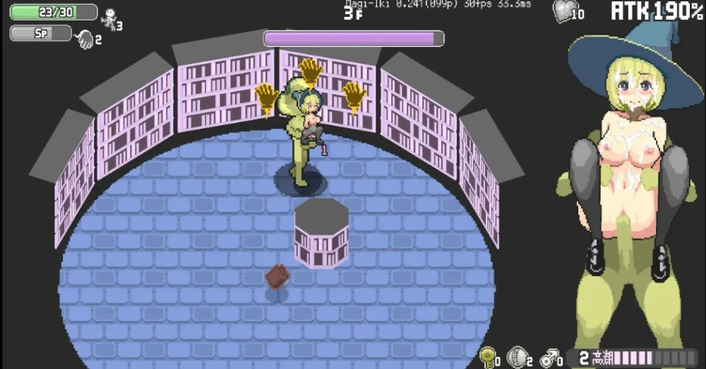 PC[官中/精品/像素/动态] 真·高潮～留级魔女与H魔手v0.400 [2+2G][百度盘]