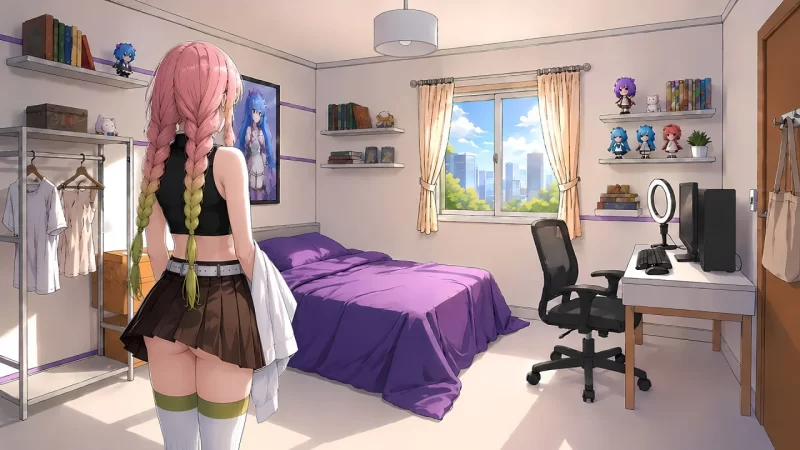 [PC][SLG/2D/日式]门口的伪娘 Femboy at My Door V1.0 汉化版[PC+安卓… [1+2.11G][百度盘]