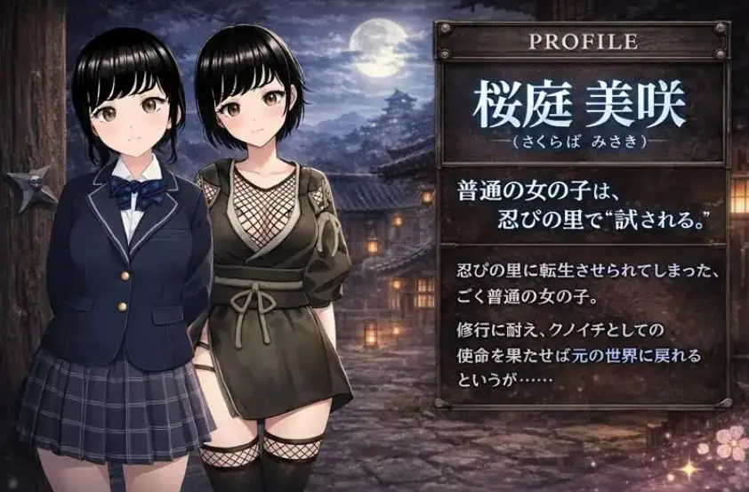 【PC/安卓/AI汉化/冒险/RPG游戏/1.10G】女忍者的心得就是要忍受羞耻感！? 内嵌AI汉化版+作弊码+PC+安卓+冒险RPG游戏+1.10G