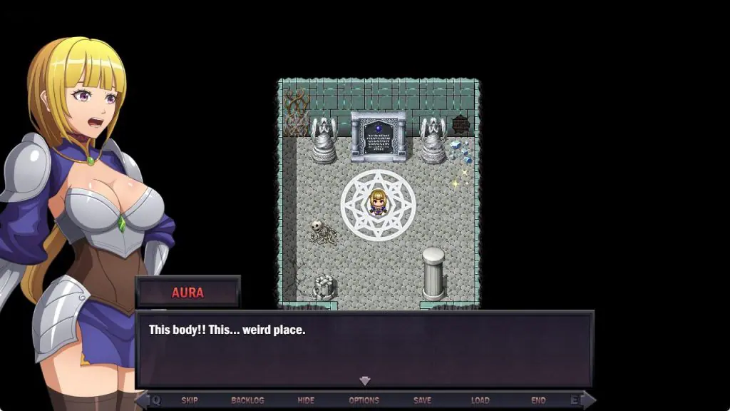 【PC/AI汉化/探索/RPG游戏/1.30G】 星之骑士姬奥拉（Star Knightess Aura）Ver1.2.1 AI汉化步兵版+全回想存档+探索RPG游戏+1.30G