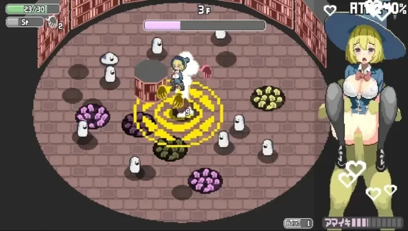[SLG/像素/动态/PC]落第魔女与H的魔手v0.350 支援 官中版 [3+解压后1.79G][百度盘]