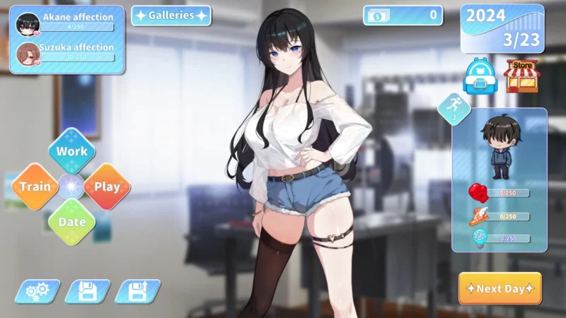 【精品SLG官中PC动态无码CV】小姐别耽误我上分v1.1.33 [1+1G][百度盘]