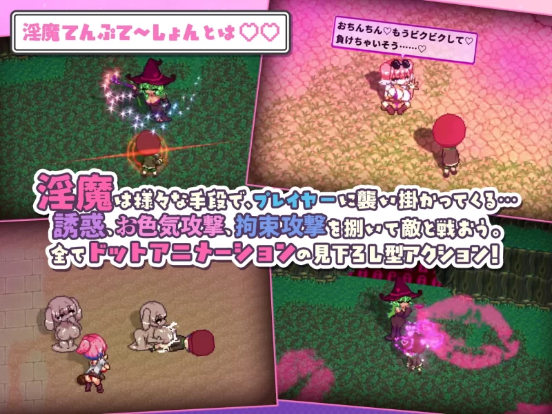 [PC/神作/箱庭ACT/逆推/全CG/像素/动态]淫魔诱惑・双重♡♡ [1+575M][百度盘]