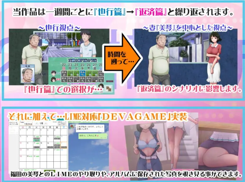 【PC/AI汉化/日式/ADV游戏/1.0G】某对夫妇的还款计划（とある夫婦の返済計画）Ver2.08 AI汉化版+全CG存档+日式ADV游戏+1.0G