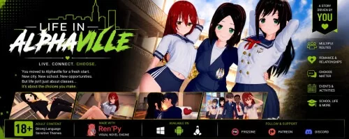 【日系SLG/AI汉化/动态】阿尔法维尔的生活 Life in Alphaville v0.8.3【PC+安卓】 [1+4.7G][百度盘]