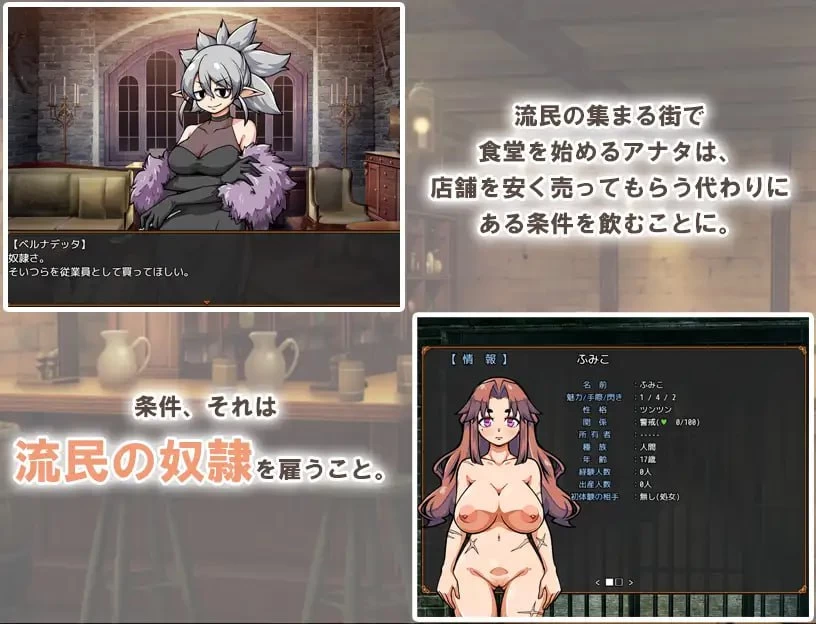 [SLG官中PC]流民少女共谱的食堂繁荣记 流民娘と始める食堂… [1+300M][百度盘]