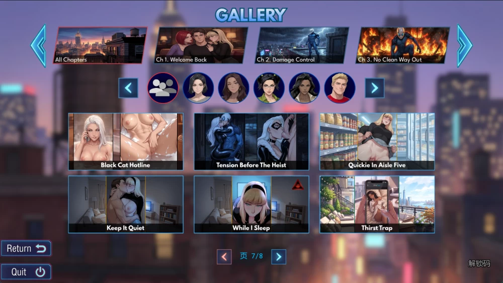 [PC/安卓/欧美SLG/后宫]非常荣幸 V0.4.3 汉化动态步兵+画廊解锁 [4+3.2G][多种下载方式]