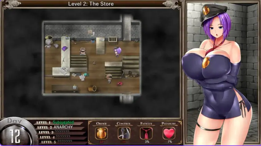 【PC/官中/爆款/RPG游戏/1.90G】 卡琳的监狱（Karryn&rsquo;s Prison）Ver1.3.1.41 官中步兵版 作弊+全DLC+爆款RPG游戏+1.90G