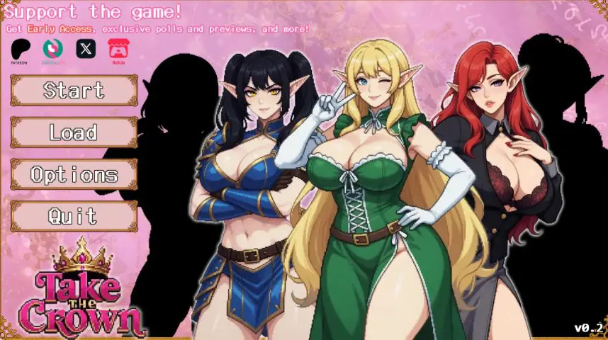 【PC/安卓/AI汉化/日系SLG/沙盒/2.80G】精灵少女夺冠记（Take the Crown） Ver0.2 AI汉化版+PC+安卓+日系SLG游戏+2.80G