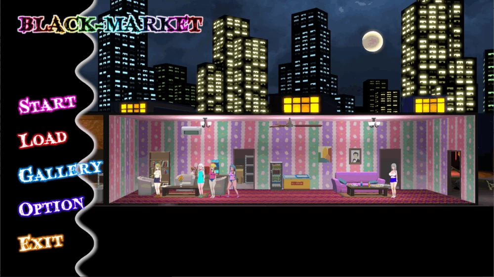 PC/官中/SLG推荐【模拟经营】黑市 BLACK-MARKET ver1.23 [1+解压前169MB][百度盘]
