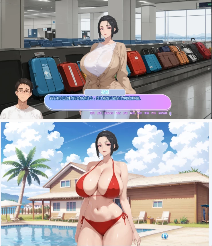 【PC+安卓日系SLG/AI汉化/3D】坚不可摧的爱0.8 [1+4.8G][百度盘]