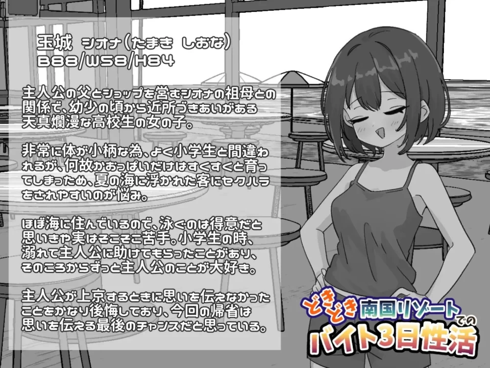どきどき南国リゾートでのバイト3日性活 v1.0 动态官中版 双端 [2+250mb][百度盘]