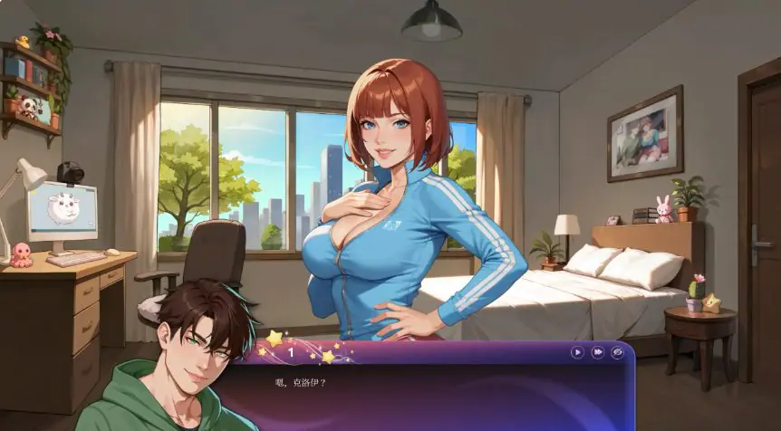 【PC/官中/日系/SLG游戏/1.51G】我的纸片人老婆直播爆红了 (My Waifu’s Stream is Going Viral) 官方中文版+日系SLG游戏+1.51G
