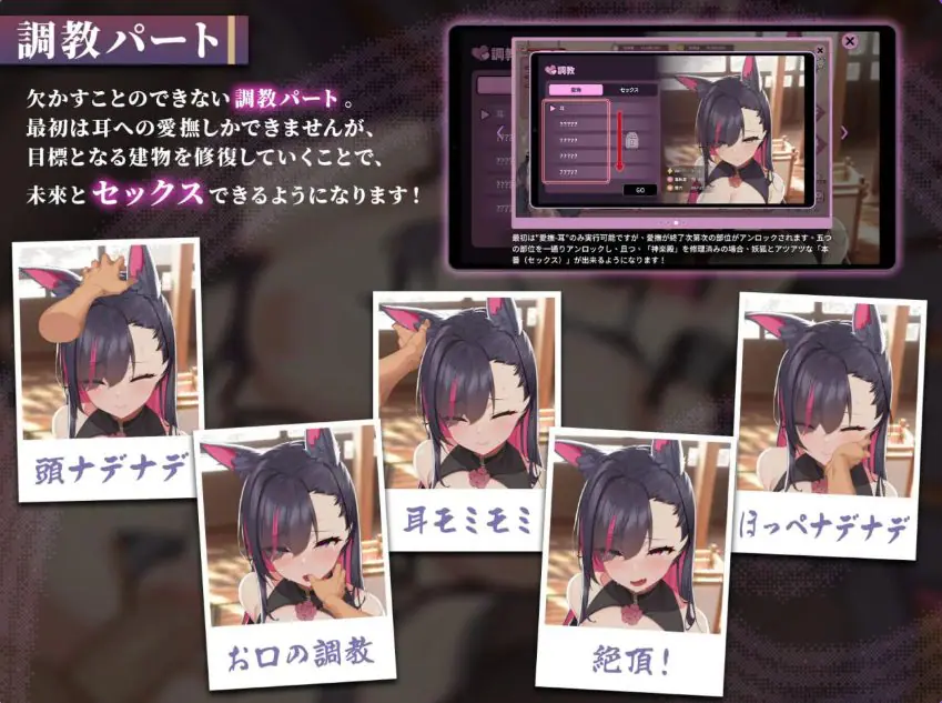 【PC/官中/沙盒/SLG游戏/17.20G】妖狐的深夜直播 （Mirai’s Midnight Stream）Ver26.08.12 官中步兵版+画集+存档+沙盒SLG游戏+17.20G