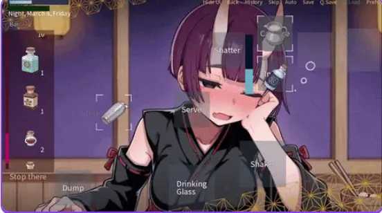 【PC/官中/互动/SLG游戏/310M】调酒师:月光灯主持人 （Bartender: Moonlight Host） DEMO Ver260731 官中步兵版+互动SLG游戏+310M