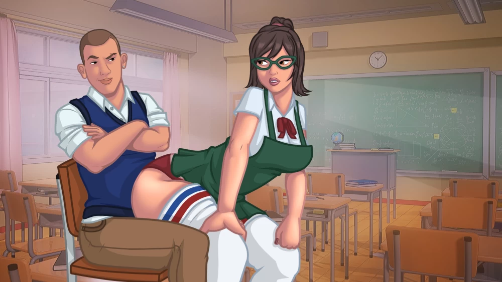 欲望学院0.5.7AI汉化版【PC+漫画风SLG/像素沙盒】Lustworth Academy [3+3G][多种下载方式]