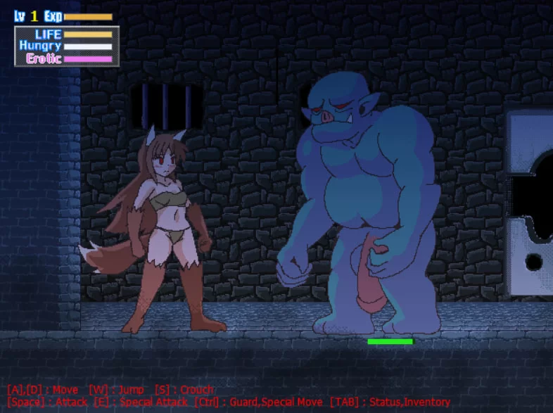 [ACT日文PC像素动态]狼娘的地牢 Wolf’s Dungeon v260607 [1+130M][百度盘]