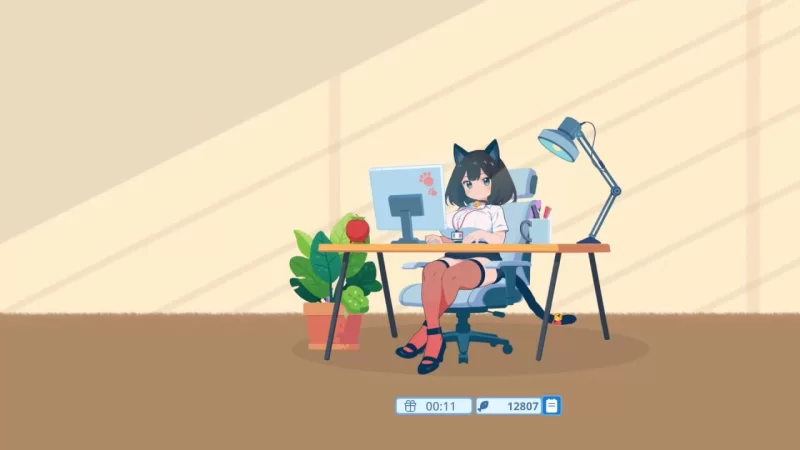 [PC/桌宠/猫娘] 你同事 With Your Coworker 官中步兵版+存档 [2+310M][百度盘]