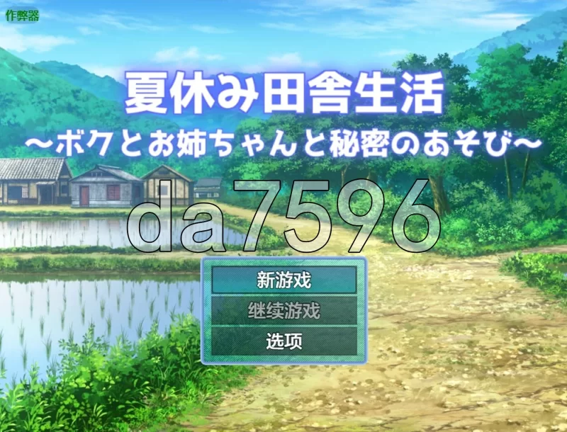 [日式RPG/新作]暑假乡村生活～我和姐姐的秘密游戏v1.0.2 PC+AZ [1+2.80G][百度盘]