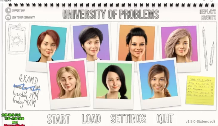 【神作SLG/双端/动态】问题大学 University Problems Ver1.9.0EX汉化 [1+7G][百度盘]