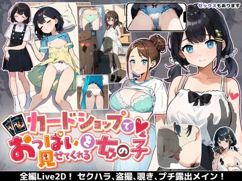 [PCSLG动态触摸内嵌汉化] 在卡牌店里展示胸部的女生 V1.04 [700m] [1+700M][百度盘]