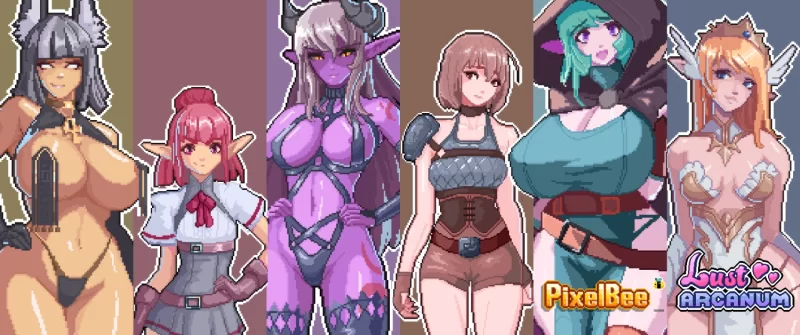 【SLG/官中/像素动态/CV/魔物娘/PC】欲望秘典/Lust Arcanum v1.1.7 [1+200MB][百度盘]