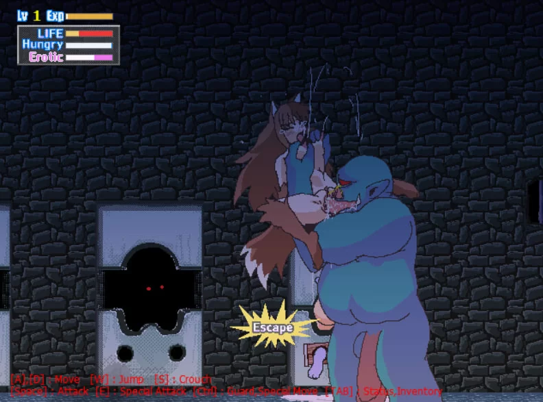 [ACT日文PC像素动态]狼娘的地牢 Wolf’s Dungeon v260607 [1+130M][百度盘]