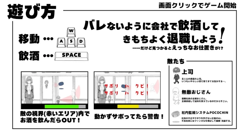 【SLG/生肉/PC】酒カスチャレンジ -飲酒バレたら即お仕置… [1+50M][百度盘]