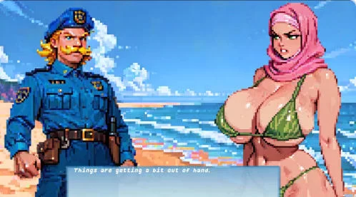 【欧美SLG/AI汉化】海滩实验日 BeachJabDay v1.01 [1+0.57G][百度盘]