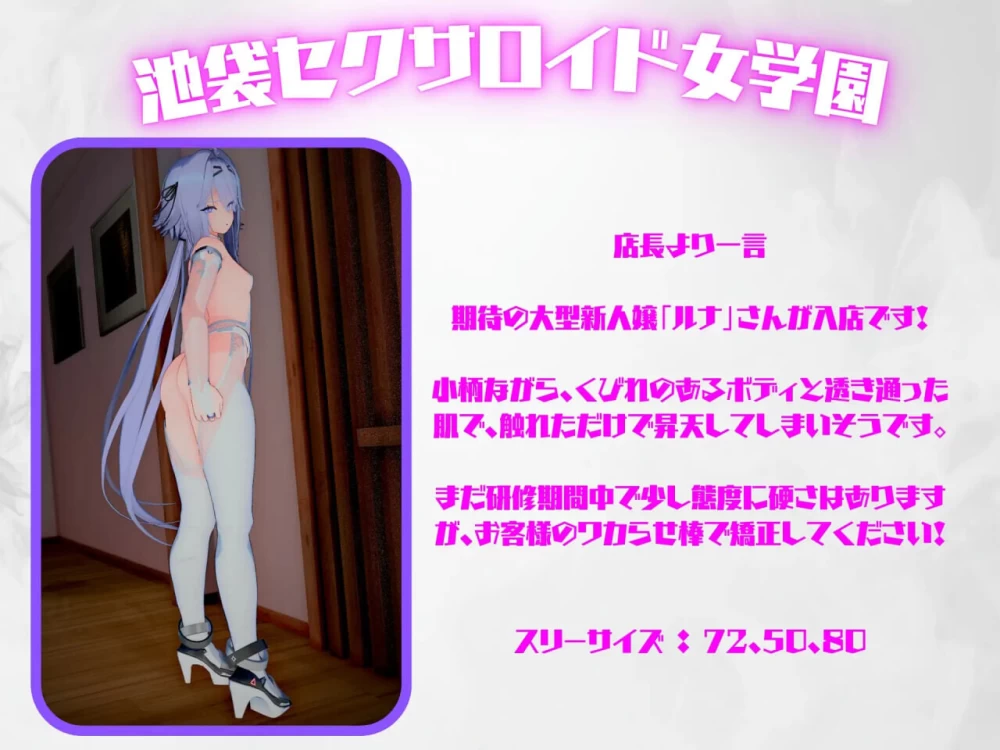 [3D日文PC动态DLC]池袋性爱人偶女学园 池袋セクサロv1.5.2 [1+610M][百度盘]