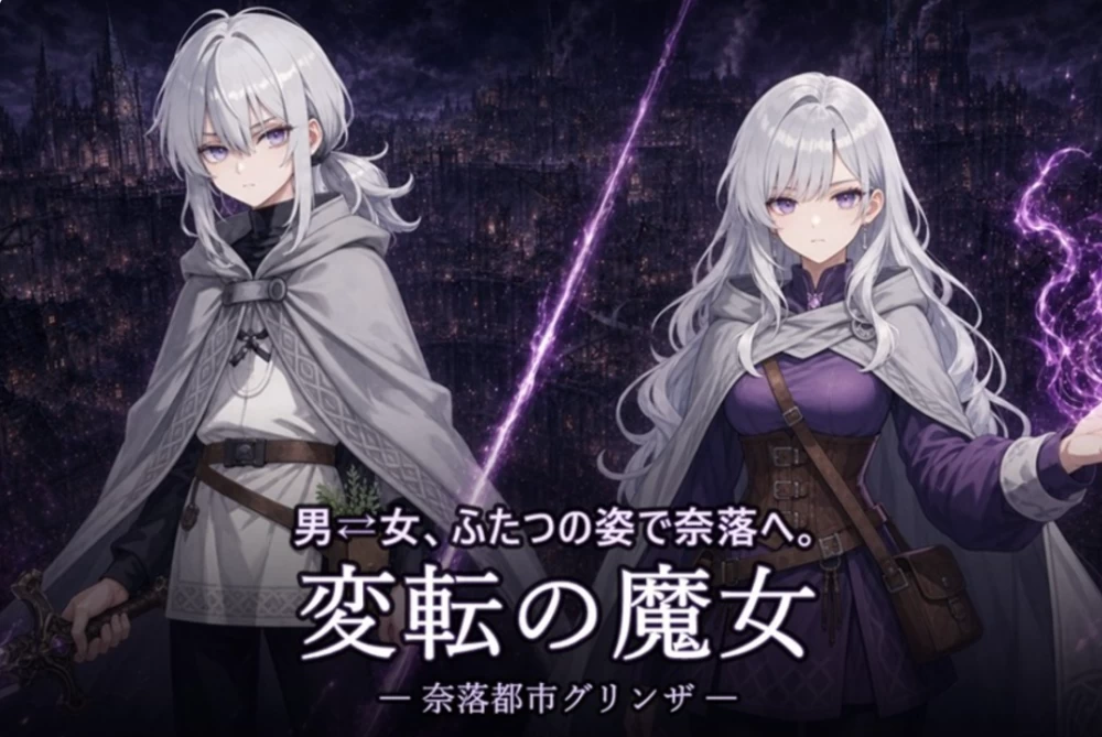[PC/日式SLG/TS性转] 性转魔女—奈落都市格林扎汉化版+存档 [1+1.20G][百度盘]